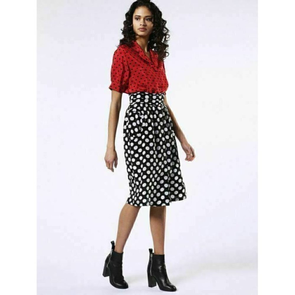 DIESEL Women's Red 'd-blaze' Heart And Spot Dress
